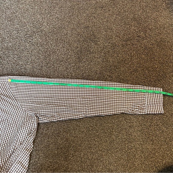 J. Crew Brown Casual Button Down Shirt Lightweight Cotton - Picture 5 of 5